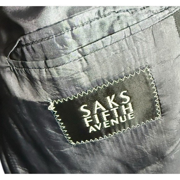 Mani By Giorgio Armani Blazer Mens 44R Grey Pinstripe‎ Wool Suit Jacket Italy - Picture 5 of 7